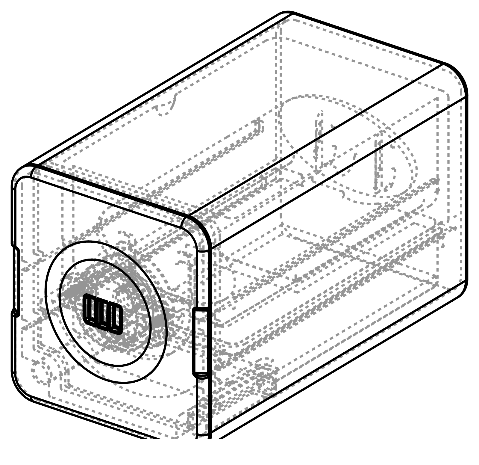 Drawing of the safe